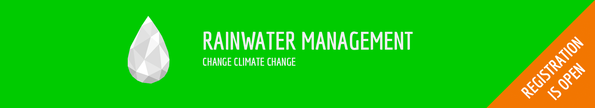 rainwater management banner registration open